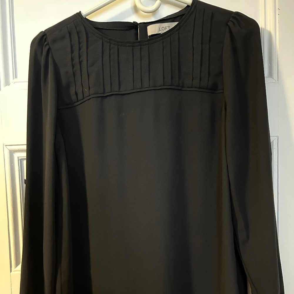 Black Loft blouse
